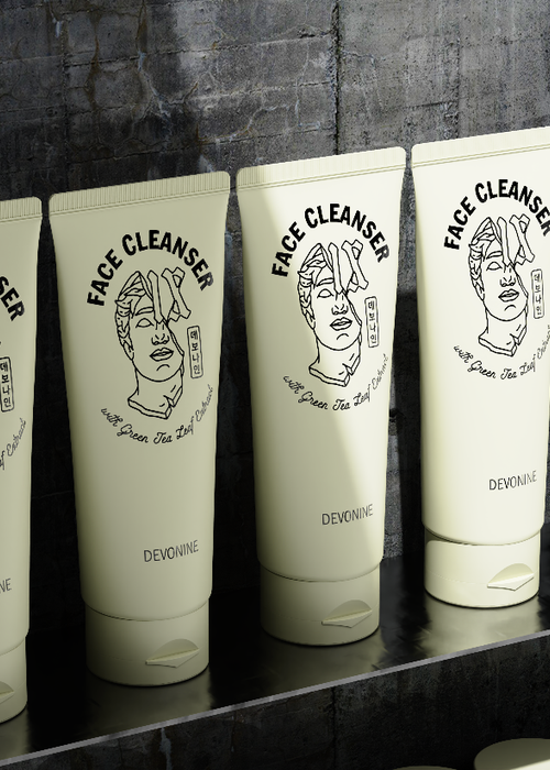 devonine Face Cleanser 150 ml förpackningar på rad