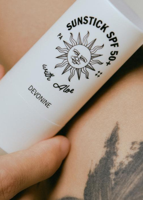 devonine Sunstick SPF 50+ 18g stift mot hud