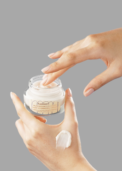 sunnicorn Mushroom Collagen Deep Hydrating Cream 50 ml hand tar kräm