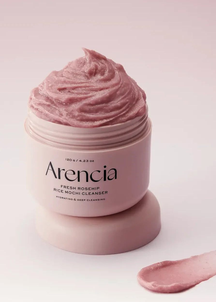 arencia fresh rosechio rice mochi cleanser